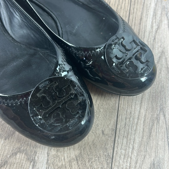 Tory Burch patent leather black flats 8 - Picture 2 of 6